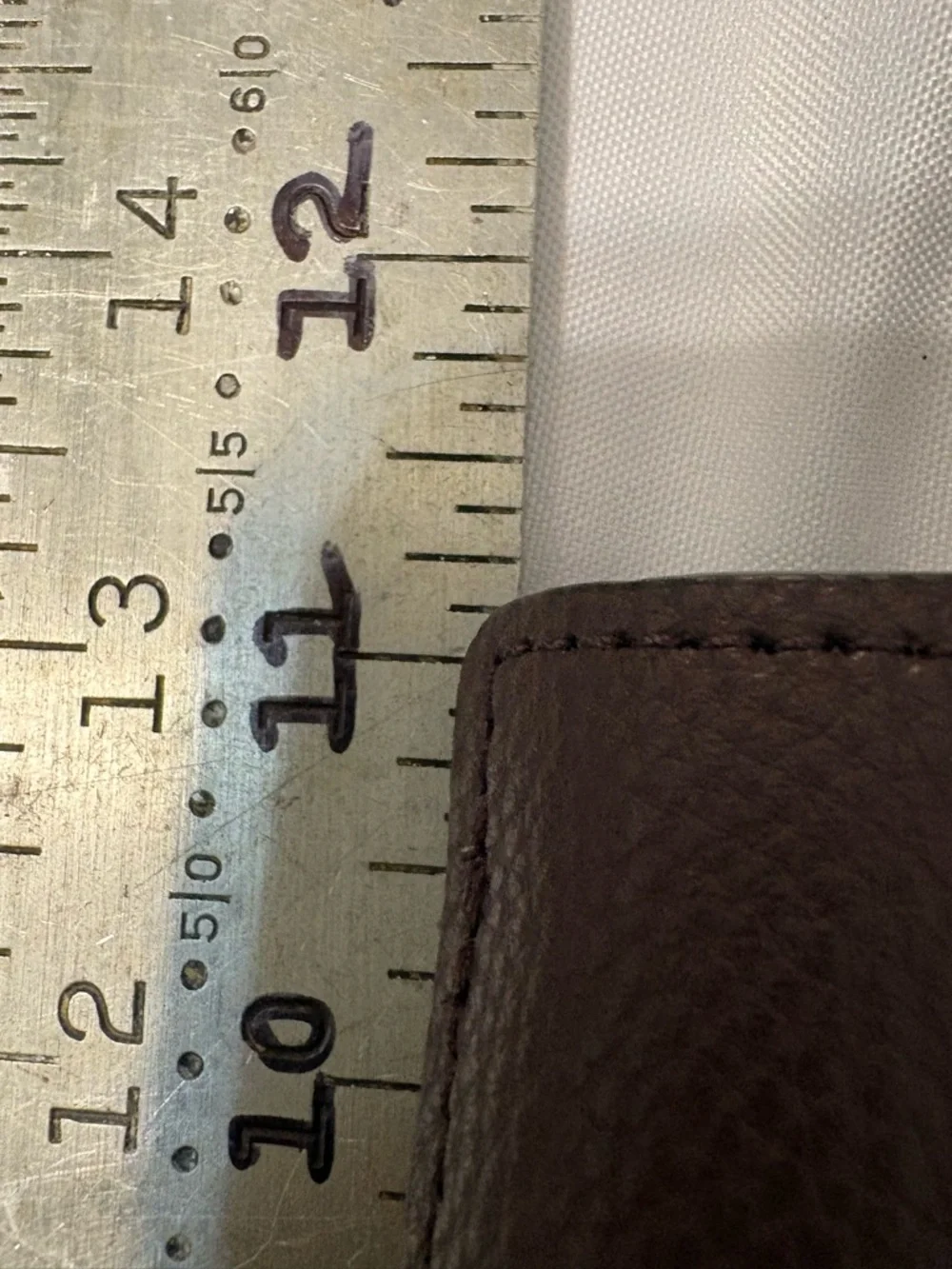 Coach Pebble Leather Tote Bag in Dark Brown women’s 11 X 14 - Picture 14 of 14